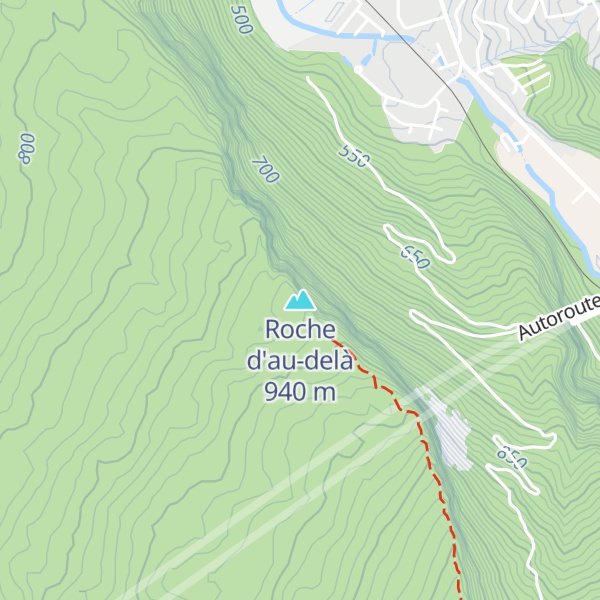 Map of Roche d'au-delà