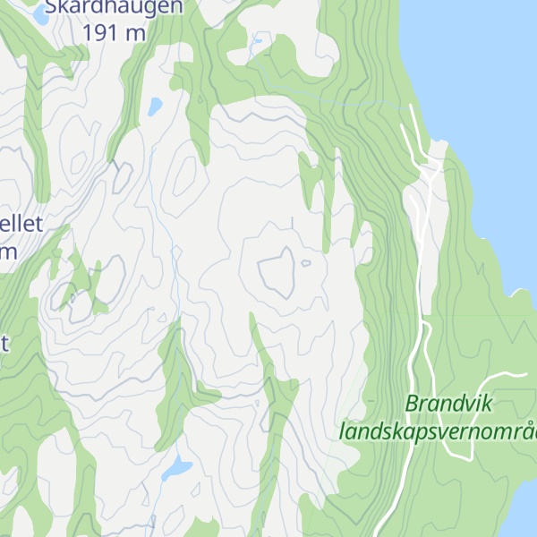 Map of Renhaugen