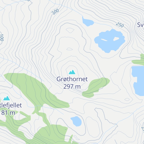 Map of Grøthornet