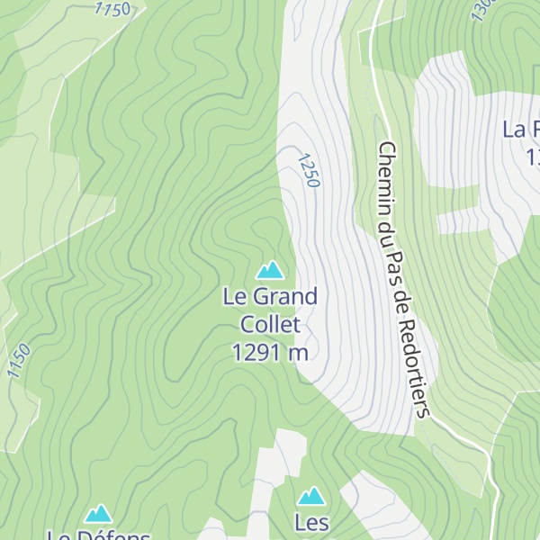 Map of Le Grand Collet