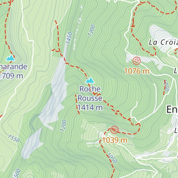 Map of Cabane de Roche Rousse