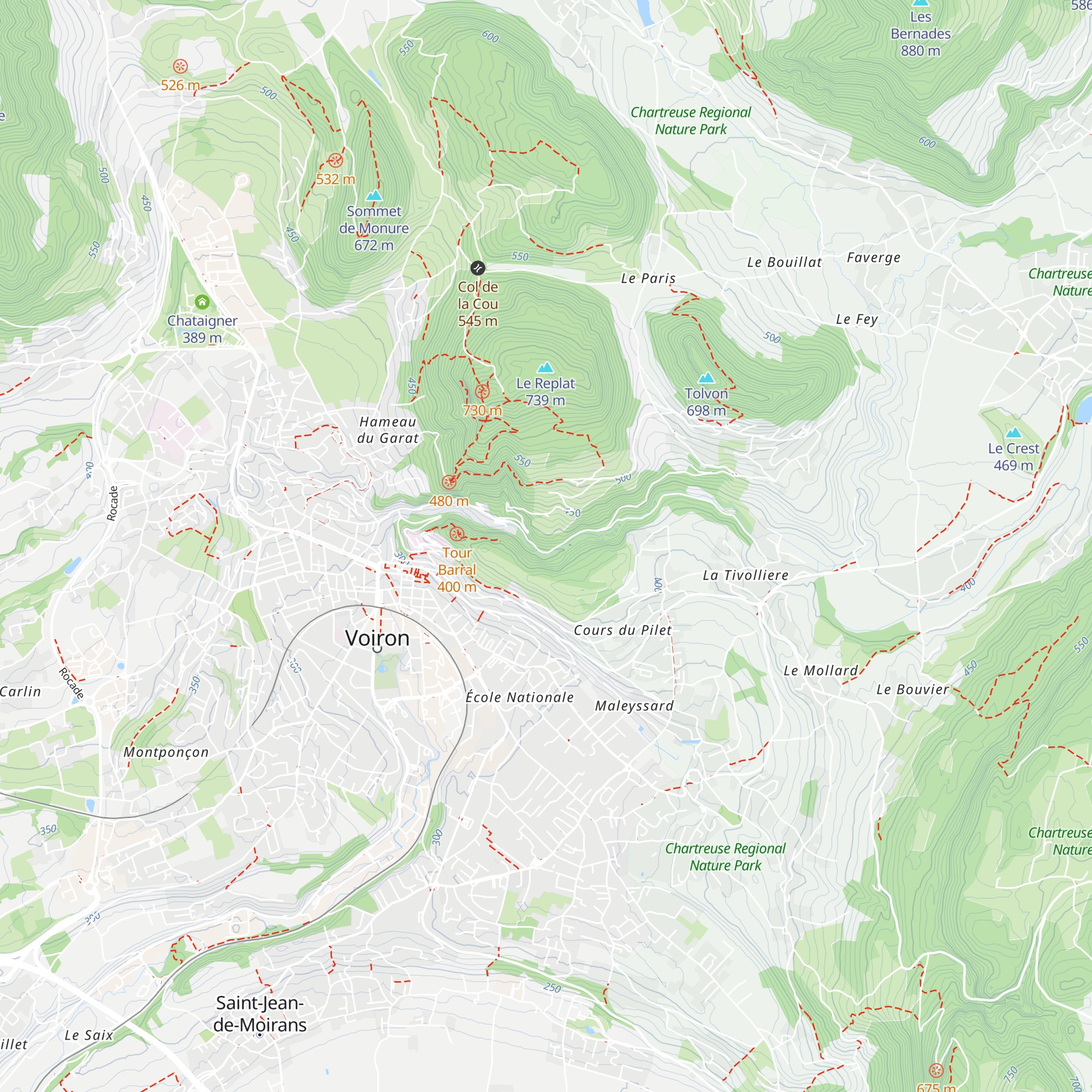 Association voironaise de tir sportif map
