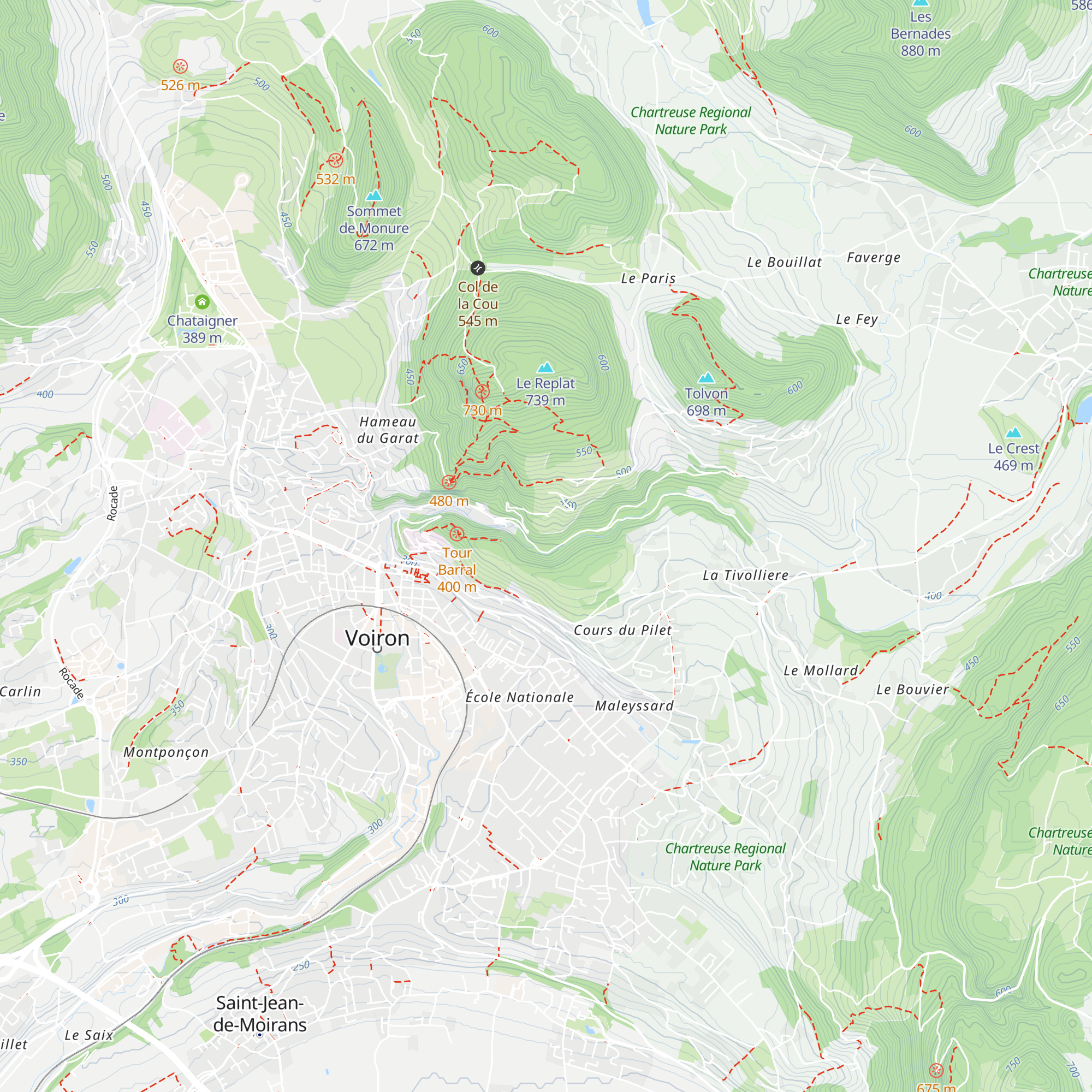 Association voironaise de tir sportif map