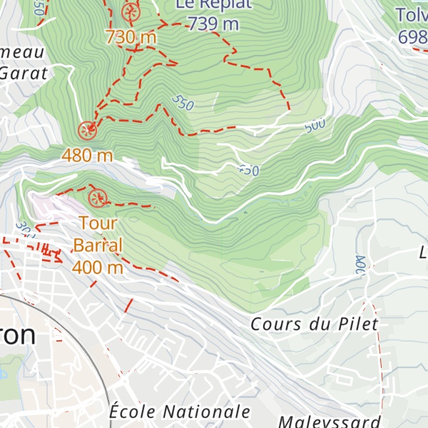 Map of Association voironaise de tir sportif