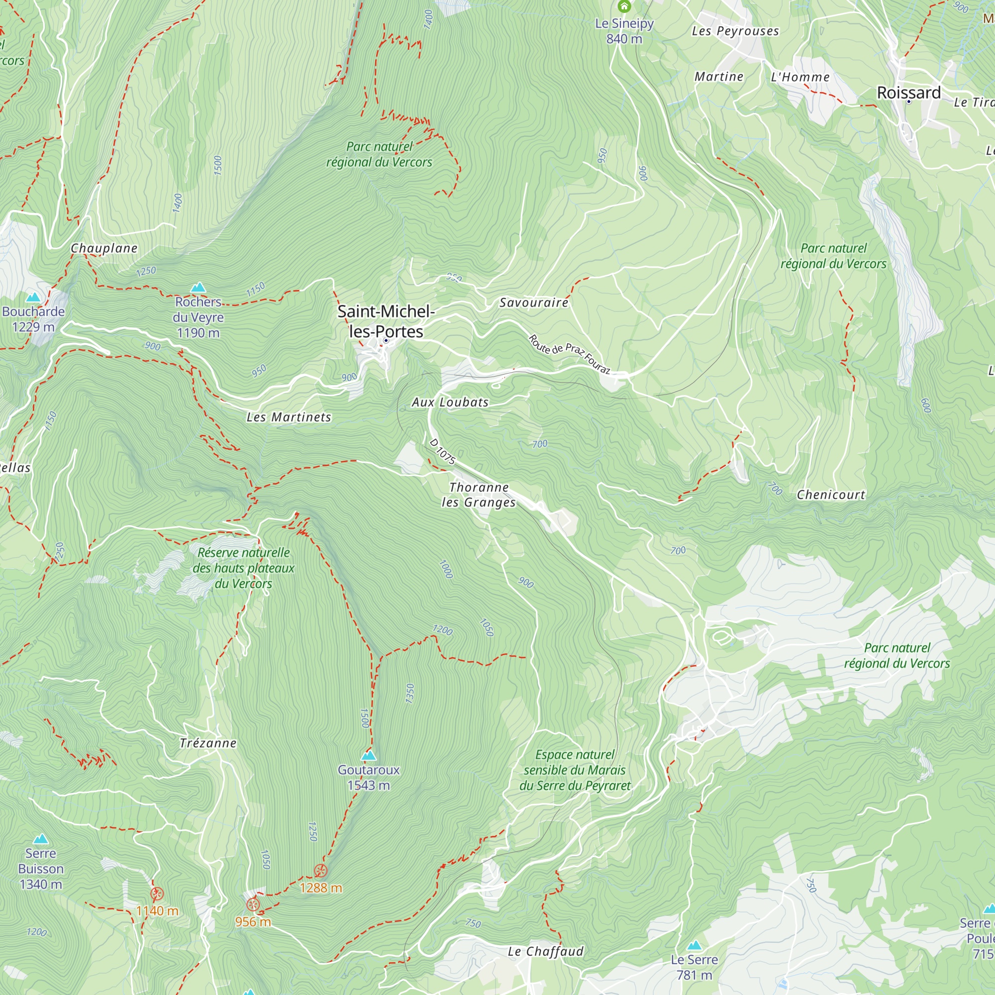 Auberge du Goutarou map