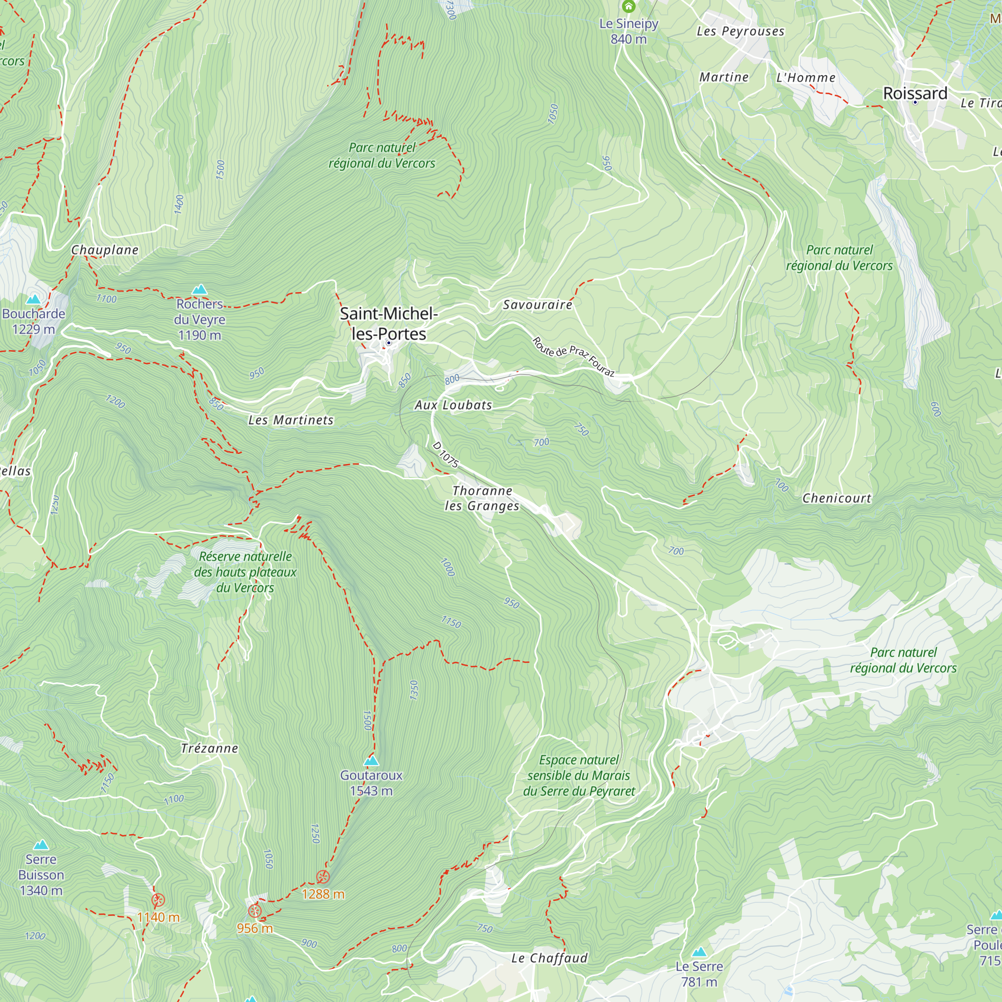 Auberge du Goutarou map