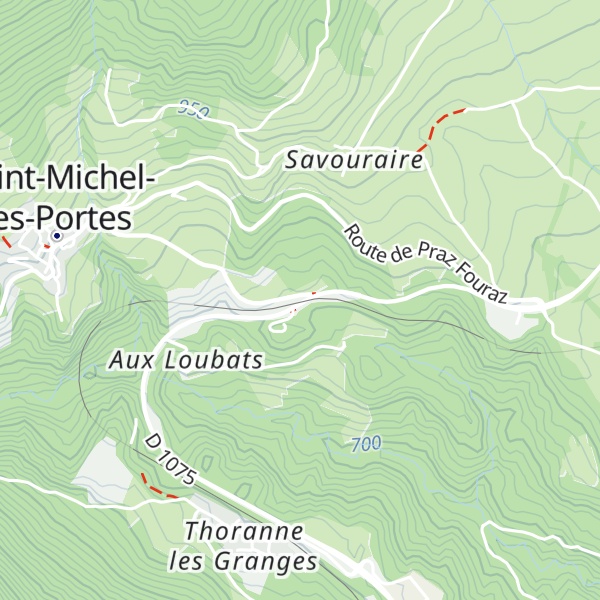 Map of Ancienne gare de Saint-Michel-les-Portes