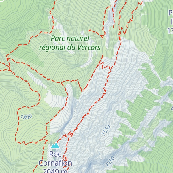 Map of Rochers de l'Ours