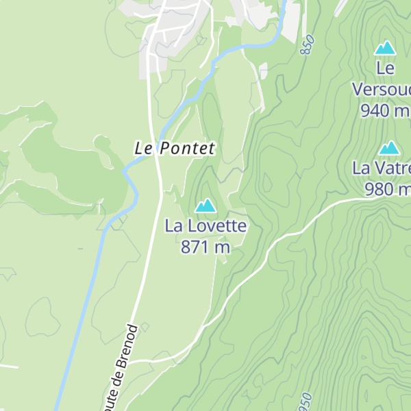 Map of La Lovette