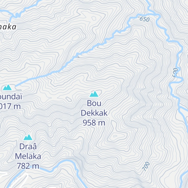 Map of Bou Dekkak