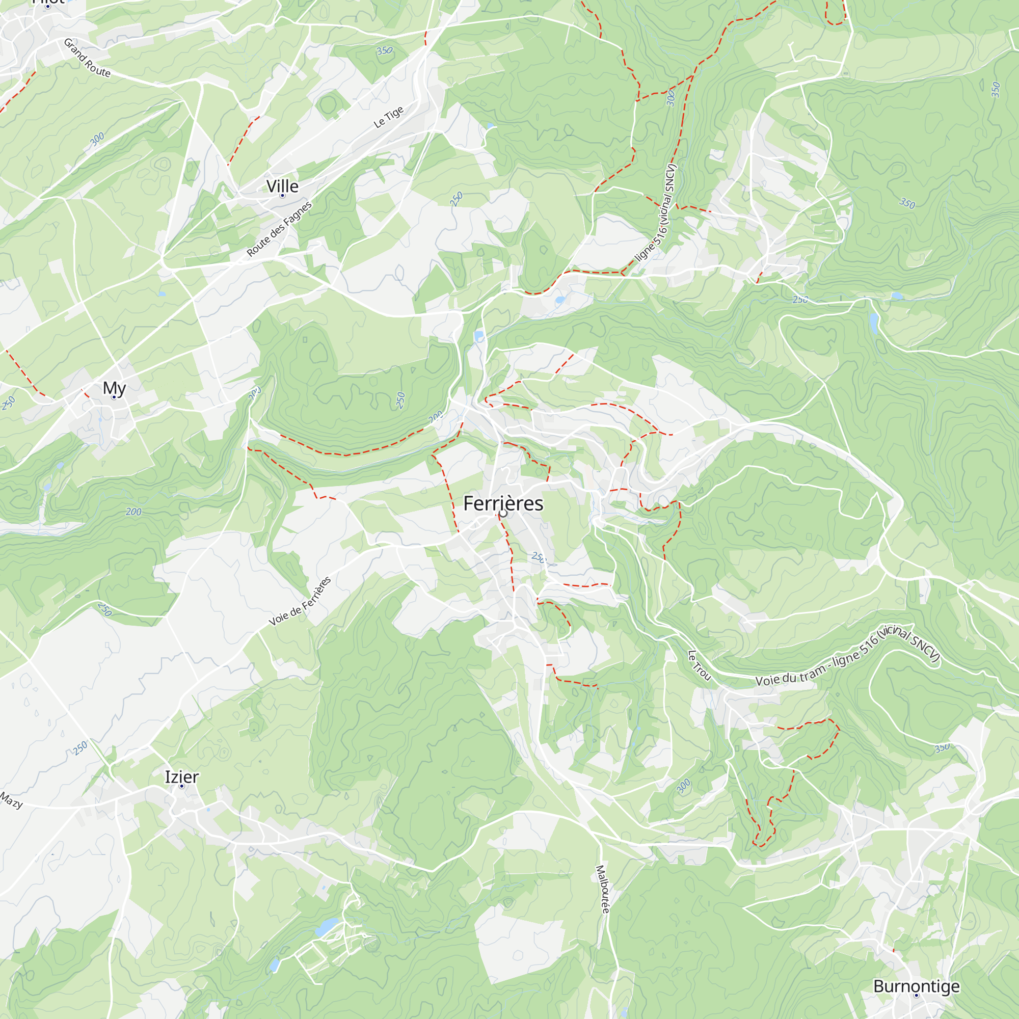 Office du tourisme de Ferrières map