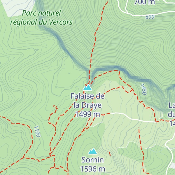 Map of Falaise de la Draye