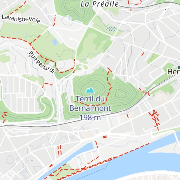 Map of Terril du Bernalmont