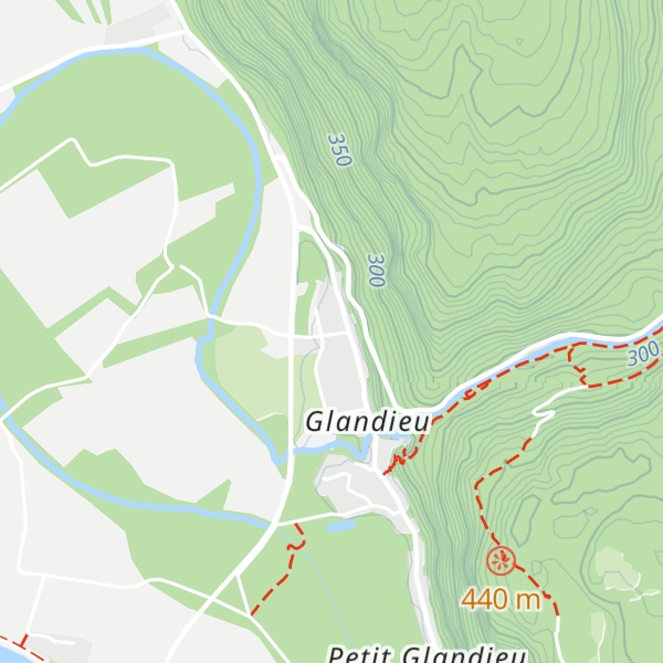 Map of Gîte de la cascade