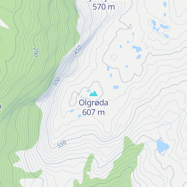 Map of Olgrøda