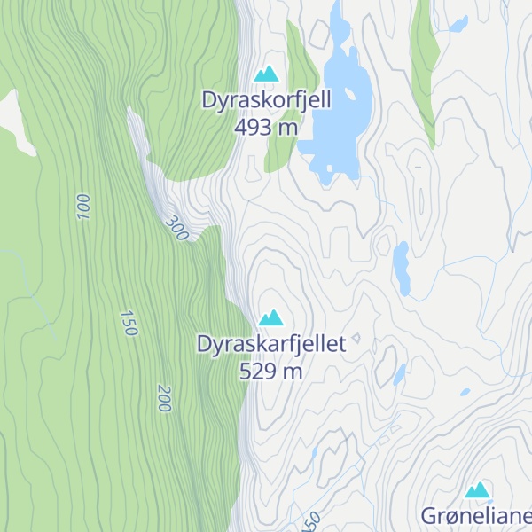 Map of Ravnakronuten