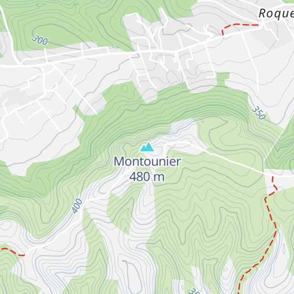 Map of Montounier