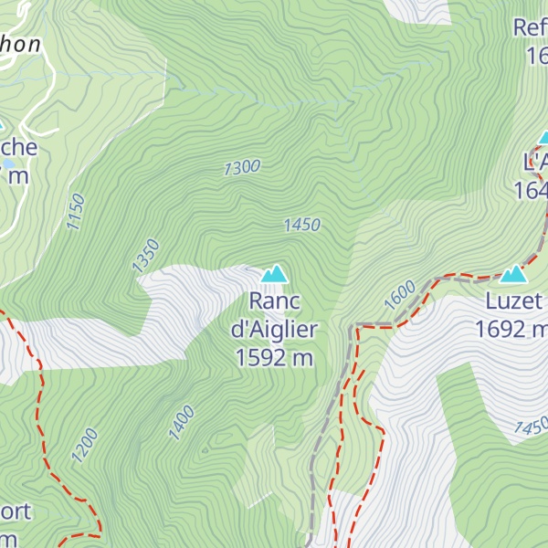 Map of Ranc d'Aiglier