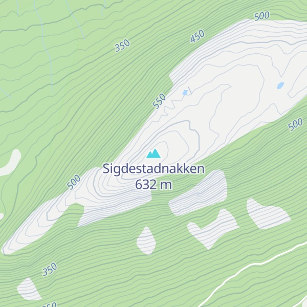 Map of Sigdestadnakken