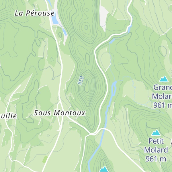 Map of Le Montoux