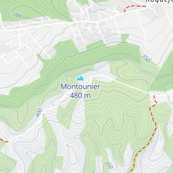 Map of Refuge de Roquefort-la-Bédoule