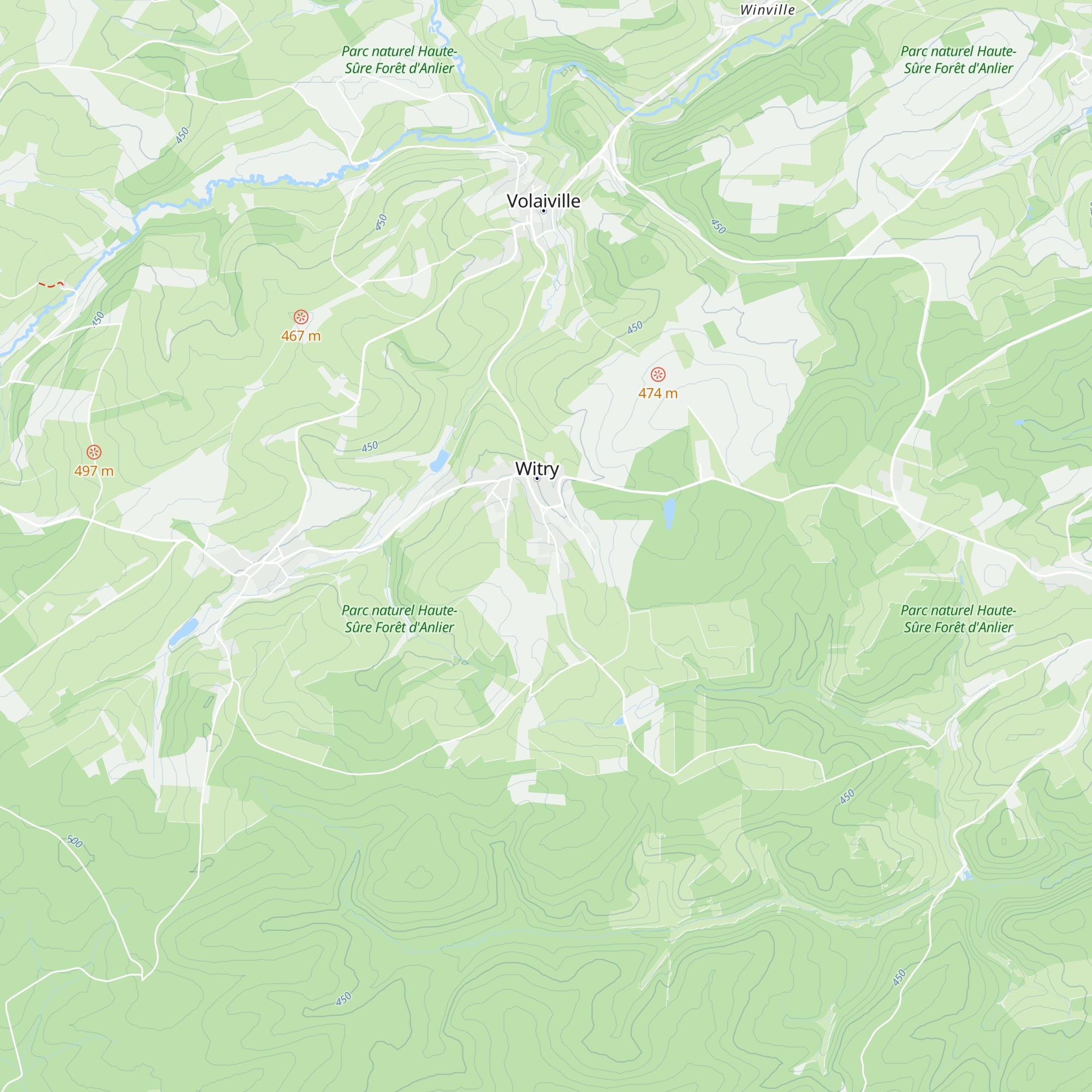 Gîte du Mawet map