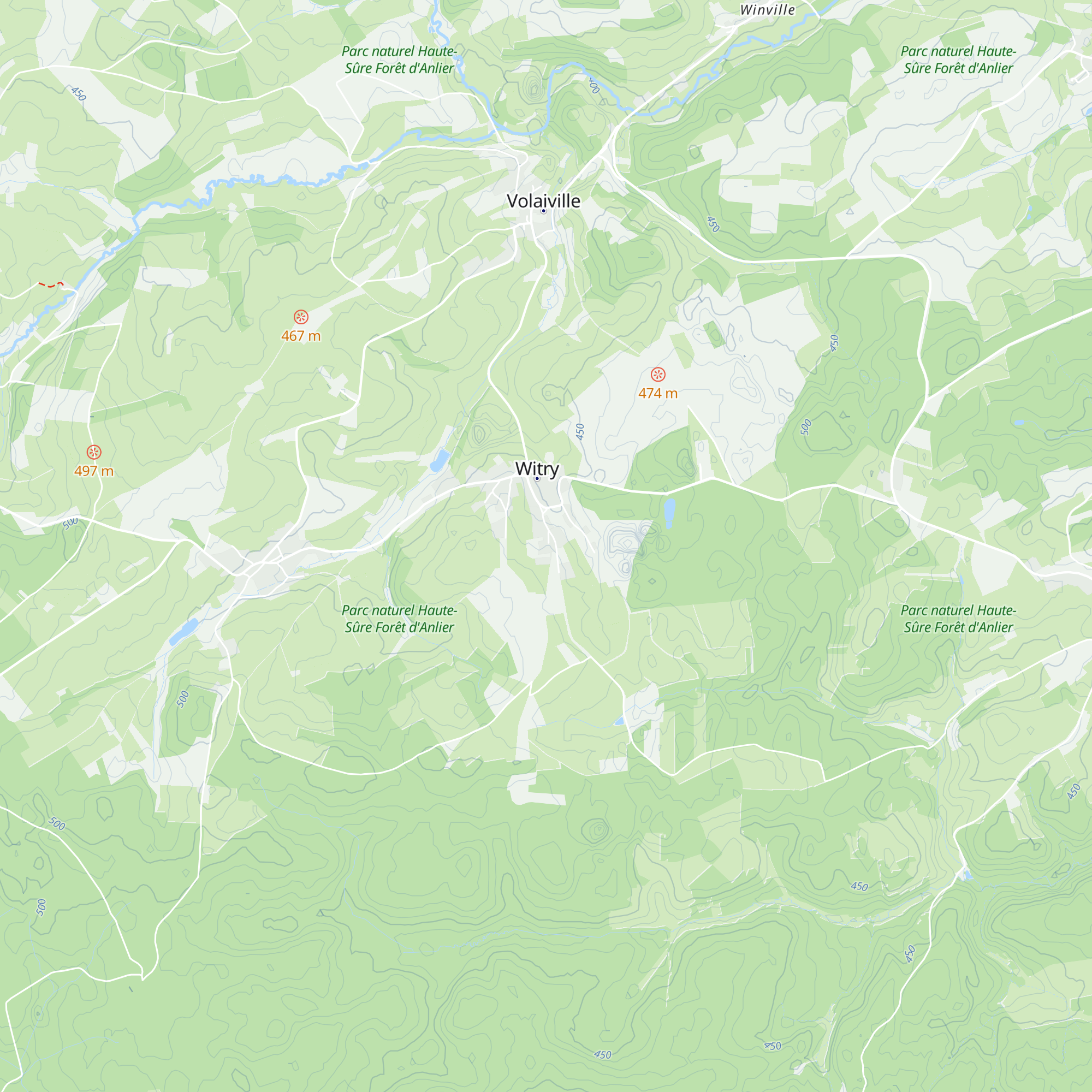 Gîte du Mawet map