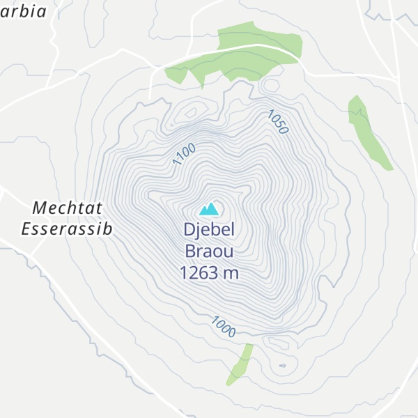 Map of Djebel Braou