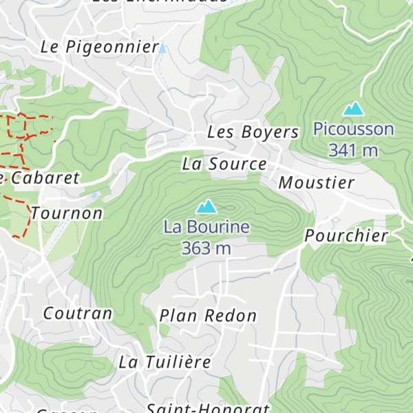 Map of La Bourine