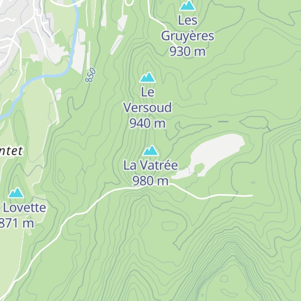 Map of La Vatrée