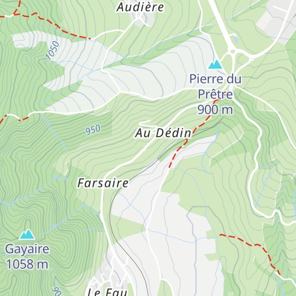 Map of Aux Deux Daims