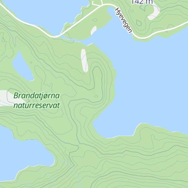 Map of Eldehaugen