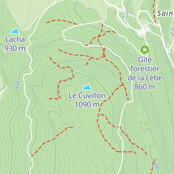 Map of Le Cuvillon
