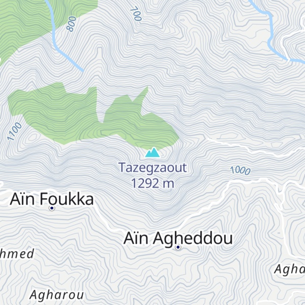 Map of Tazegzaout