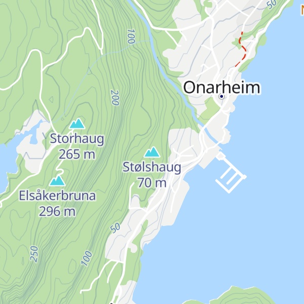 Map of Stølshaug