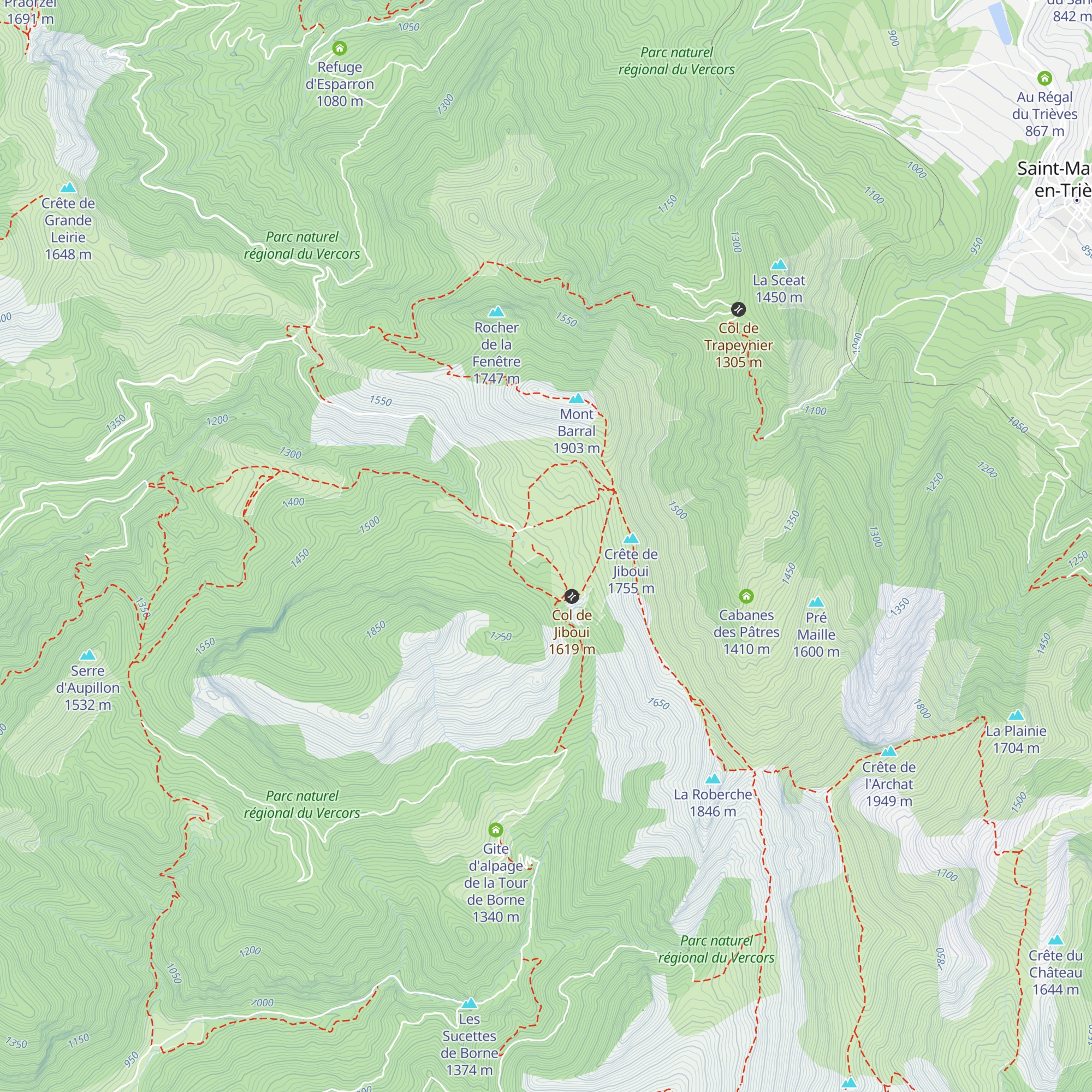 Cabane de Jiboui map