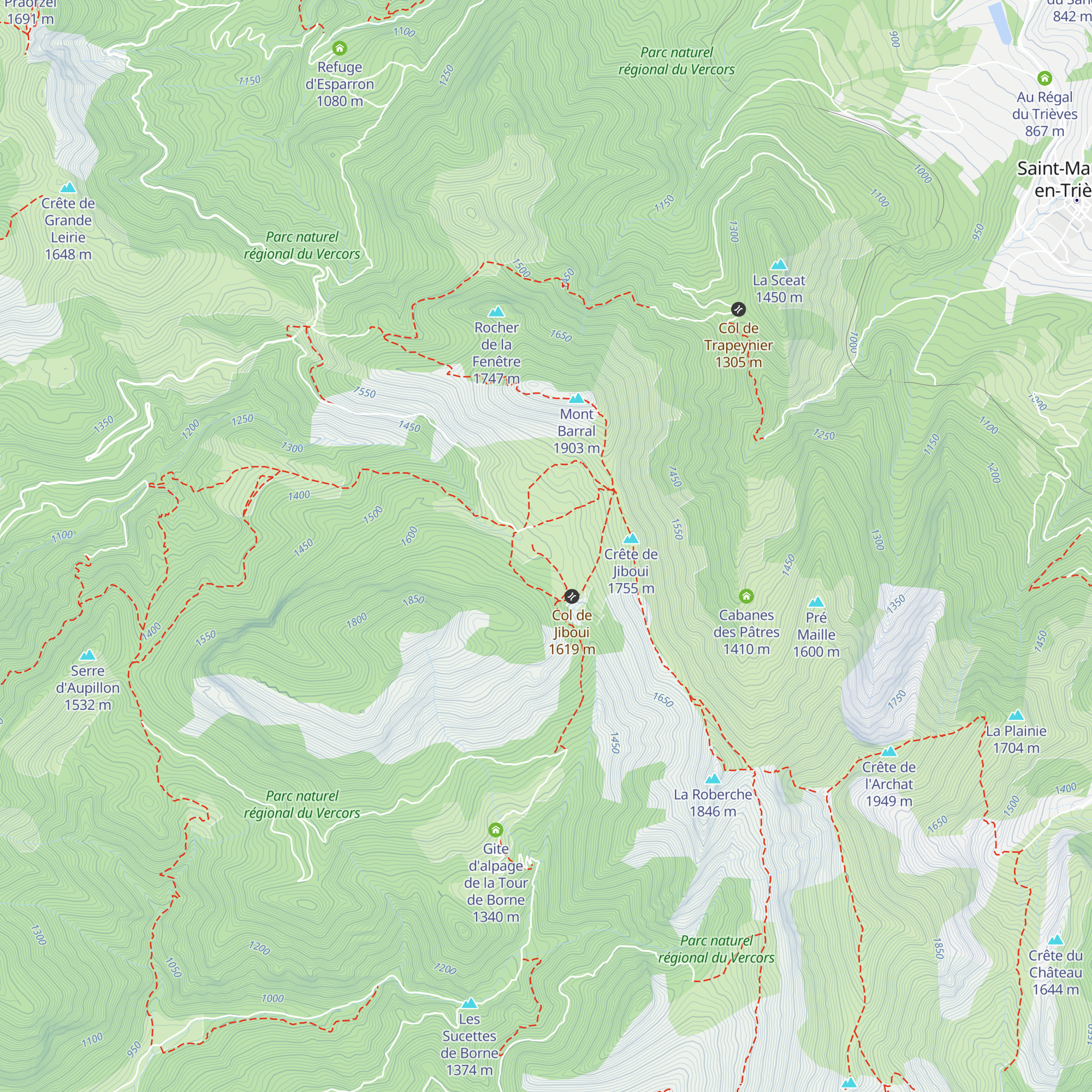 Cabane de Jiboui map