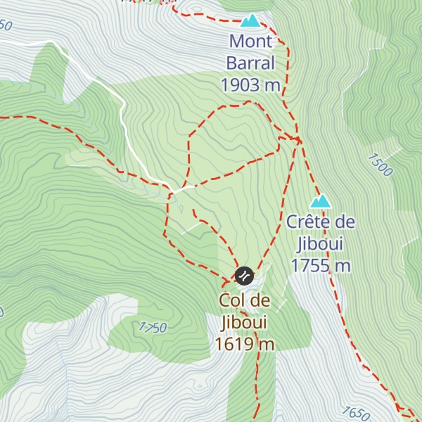Map of Cabane de Jiboui