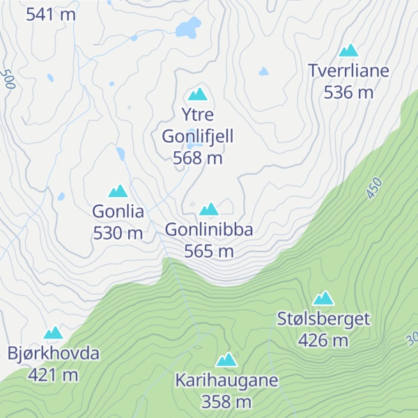Map of Gonlinibba