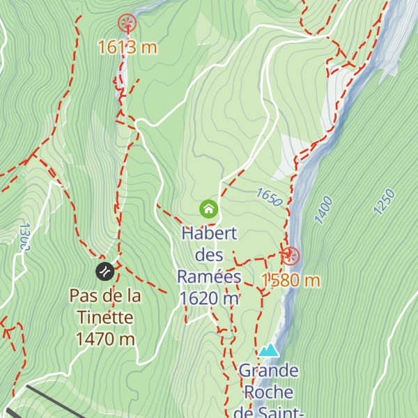 Map of Habert des Ramées