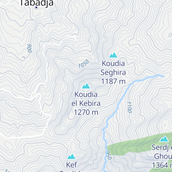 Map of Koudia el Kebira
