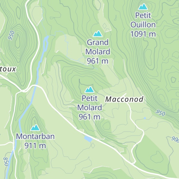 Map of Petit Molard