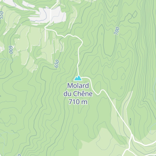 Map of Molard du Chêne