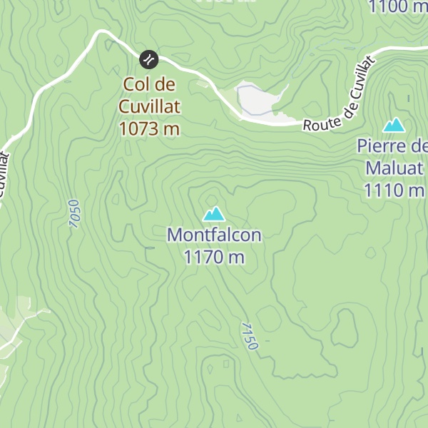 Map of Montfalcon