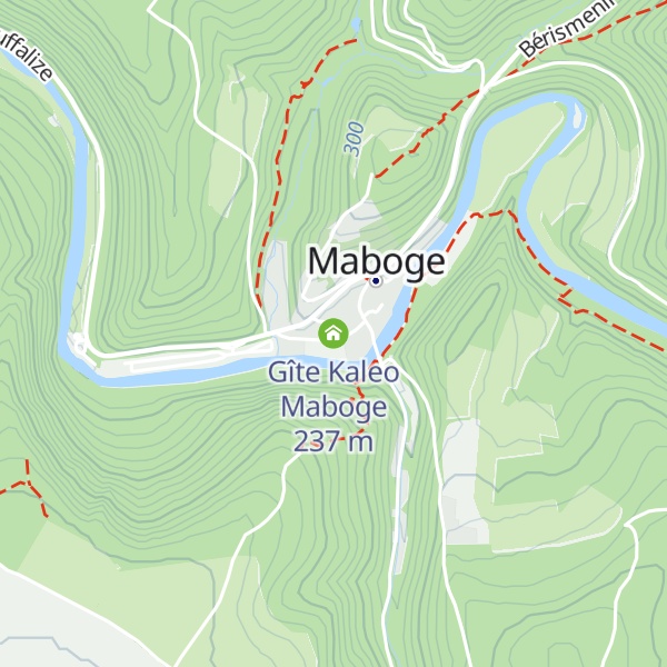 Map of Gîte Kaleo Maboge