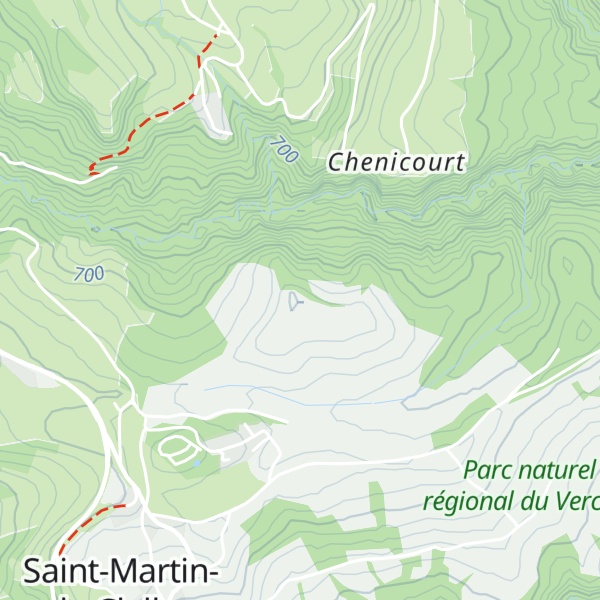 Map of Serre de Champot