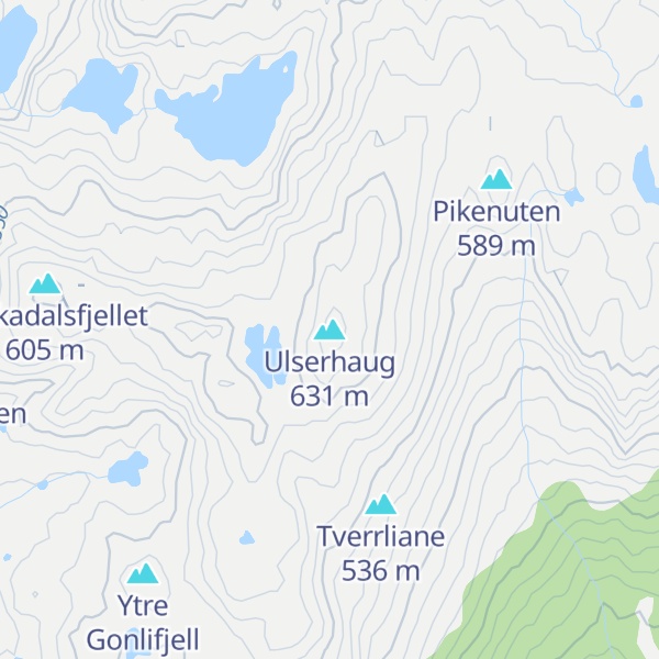 Map of Ulserhaug