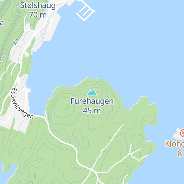 Map of Furehaugen