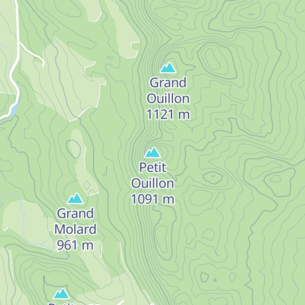 Map of Petit Ouillon