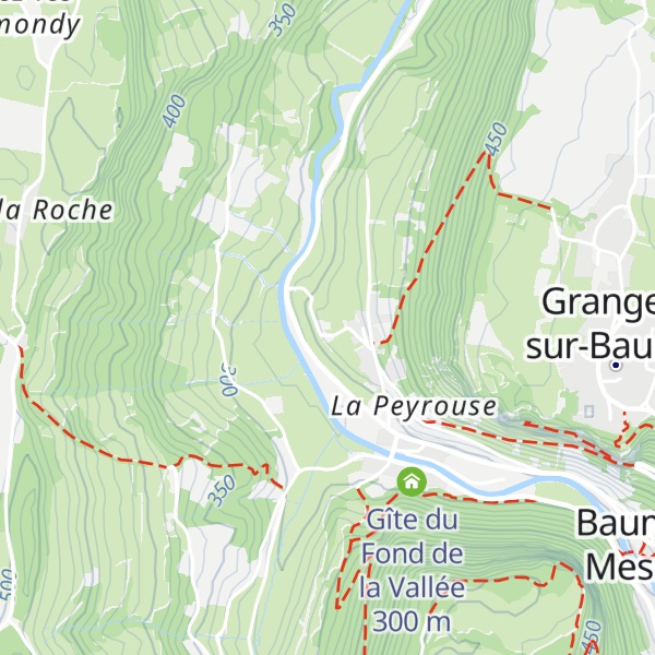 Map of Gîte de la Peyrouse